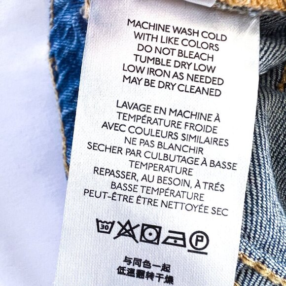 EUC Anthropologie Pilcro Borrowed Boyfriend Patchwork Jeans - Picture 12 of 14